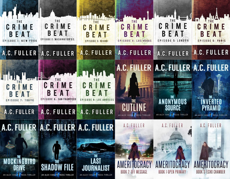 The Crime Beat Series & more by A.C. Fuller ~ 18 MP3 AUDIOBOOK COLLECTION