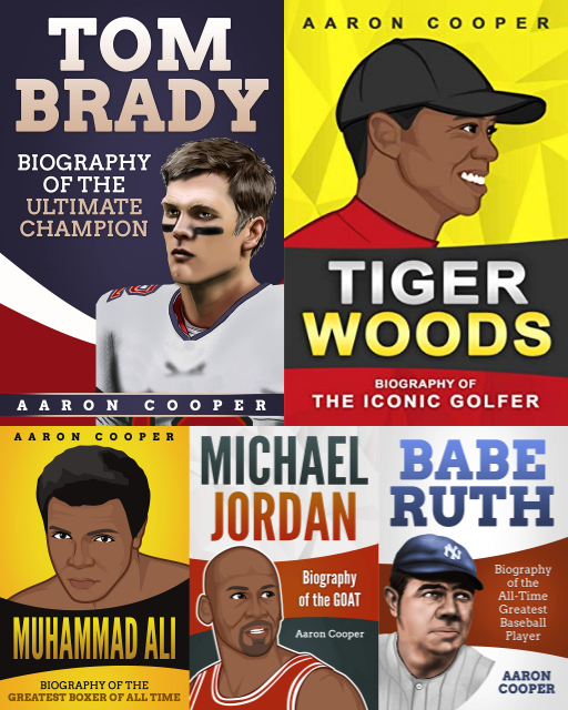 The Greatest Athletes of All Time Series by Aaron Cooper ~ 5 MP3 AUDIOBOOK COLLECTION