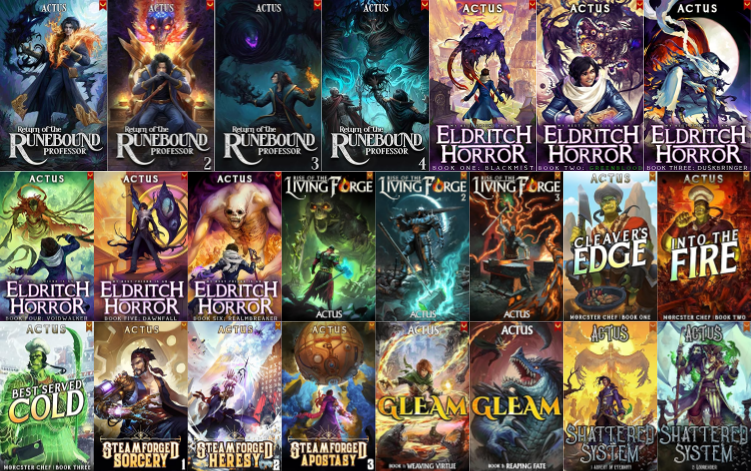 Return of the Runebound Professor Series & more by Actus ~ 23 MP3 AUDIOBOOK COLLECTION