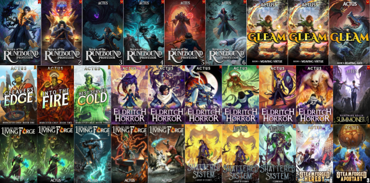 Return of the Runebound Professor Series & more by Actus ~ 26 MP3 AUDIOBOOK COLLECTION