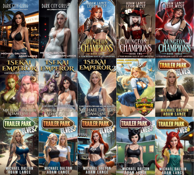 Dark City Girls Series & more by Adam Lance ~ 18 MP3 AUDIOBOOK COLLECTION