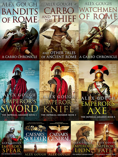Carbo of Rome Series & more by Alex Gough ~ 11 MP3 AUDIOBOOK COLLECTION