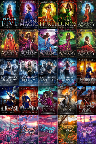 Power of Five Series & more by Alex Lidell ~ 26 MP3 AUDIOBOOK COLLECTION