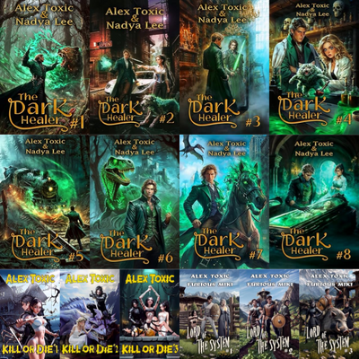 The Dark Healer Series & more by Alex Toxic ~ 14 MP3 AUDIOBOOK COLLECTION