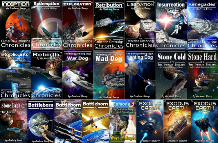 The Catherine Kimbridge Chronicles Series & more by Andrew Beery ~ 22 MP3 AUDIOBOOK COLLECTION