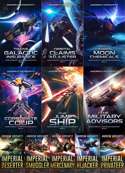 Trans Galactic Insurance Series & more by by Andrew Moriarty ~ 11 MP3 AUDIOBOOK COLLECTION