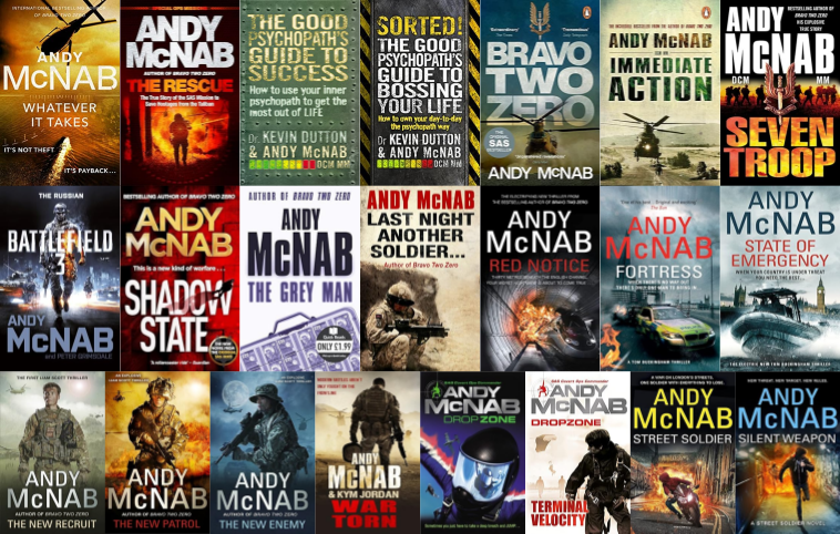 Andy McNab's Army Memoirs Series & more by Andy McNab ~ 25 MP3 AUDIOBOOK COLLECTION