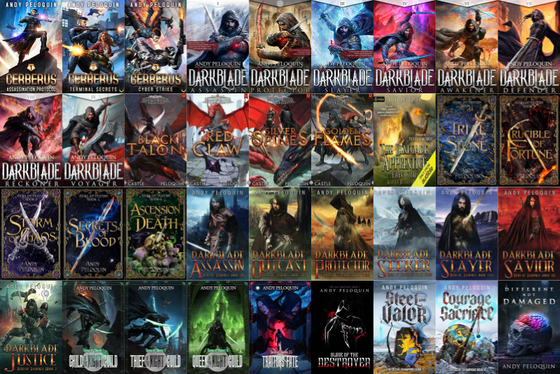 Cerberus Series & more by Andy Peloquin ~ 40 MP3 AUDIOBOOK COLLECTION