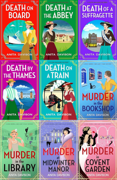 Flora Maguire Series & more by Anita Davison ~ 9 MP3 AUDIOBOOK COLLECTION