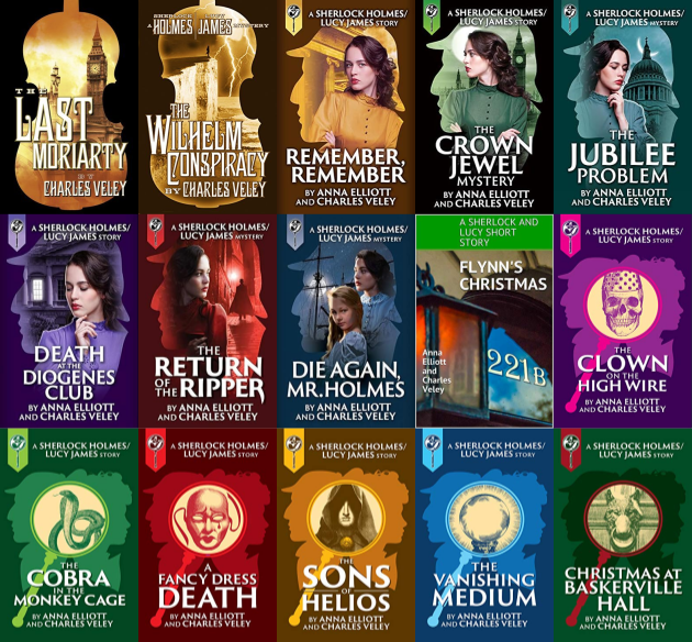 Sherlock and Lucy Mystery Series by Anna Elliott ~ 15 MP3 AUDIOBOOK COLLECTION