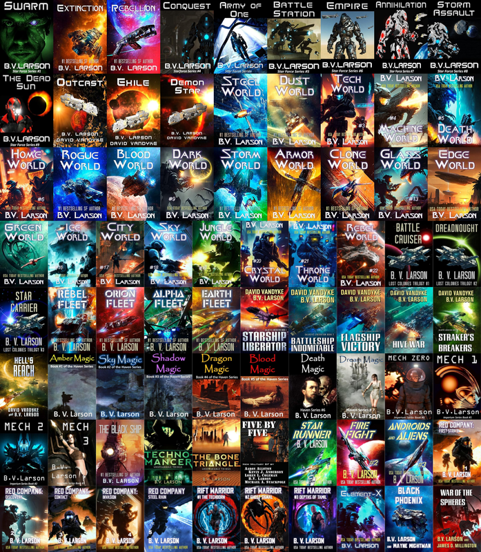 Star Force Series & more by B.V. Larson ~ 80 MP3 AUDIOBOOK COLLECTION