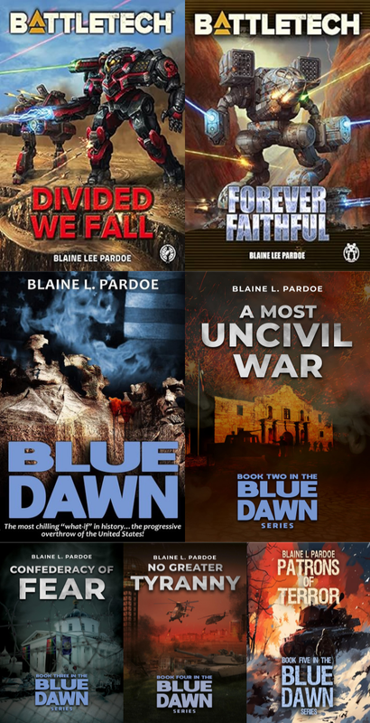 Blue Dawn Series & more by Blaine Lee Pardoe ~ 7 MP3 AUDIOBOOK COLLECTION