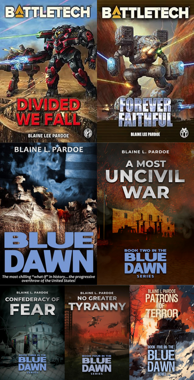 Blue Dawn Series & more by Blaine Lee Pardoe ~ 7 MP3 AUDIOBOOK COLLECTION