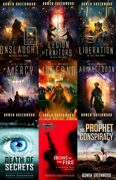 Exile War Series & more by Bowen Greenwood ~ 9 MP3 AUDIOBOOK COLLECTION