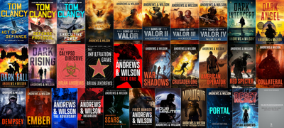 Jack Ryan Series & more by Brian Andrews ~ 31 MP3 AUDIOBOOK COLLECTION