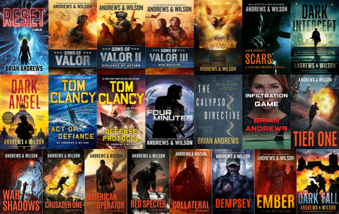 Tier One Series & more by Brian Andrews ~ 22 MP3 AUDIOBOOK COLLECTION