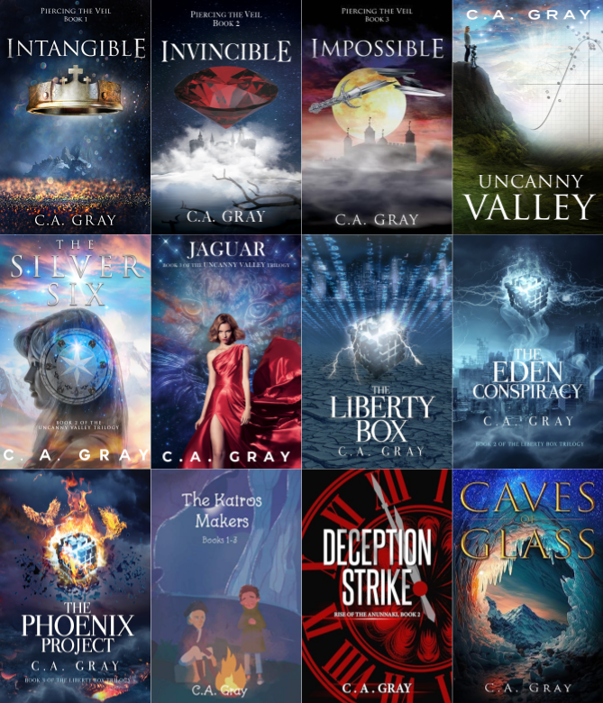 Piercing the Veil Series & more by C.A. Gray ~ 15 MP3 AUDIOBOOK COLLECTION