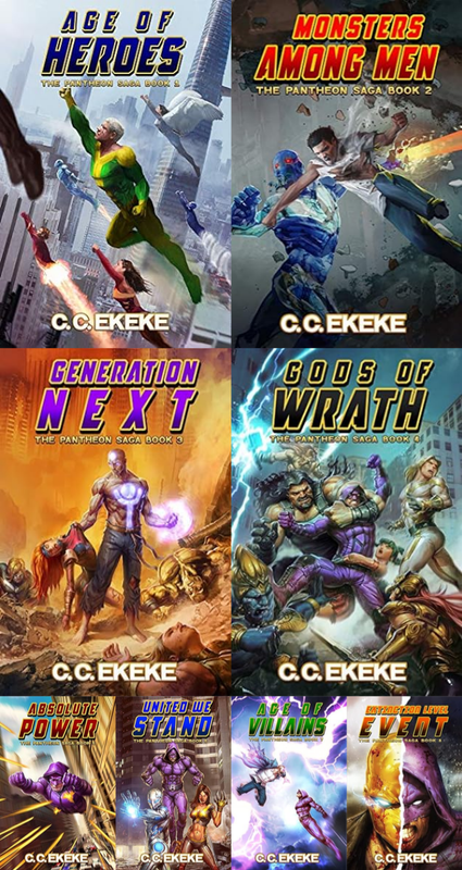 The Pantheon Saga Series & more by C.C. Ekeke ~ 10 MP3 AUDIOBOOK COLLECTION