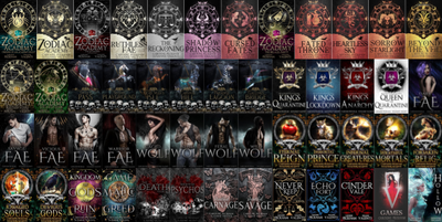 Zodiac Academy Series & more by Caroline Peckham ~ 51 MP3 AUDIOBOOK COLLECTION