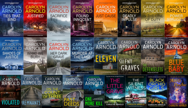 Madison Knight Series & more by Carolyn Arnold ~ 26 MP3 AUDIOBOOK COLLECTION
