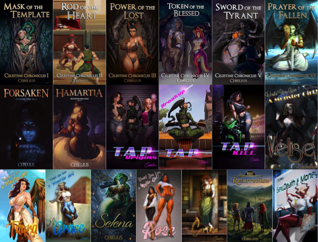 Celestine Chronicles Series & more by Cebelius ~ 19 MP3 AUDIOBOOK COLLECTION