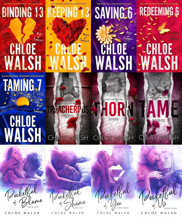 Boys of Tommen Series & more by Chloe Walsh ~ 12 MP3 AUDIOBOOK COLLECTION