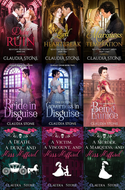 Reluctant Regency Brides Series & more by Claudia Stone ~ 9 MP3 AUDIOBOOK COLLECTION