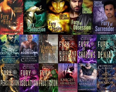 Dragonfury Series & more by Coreene Callahan ~ 17 MP3 AUDIOBOOK COLLECTION