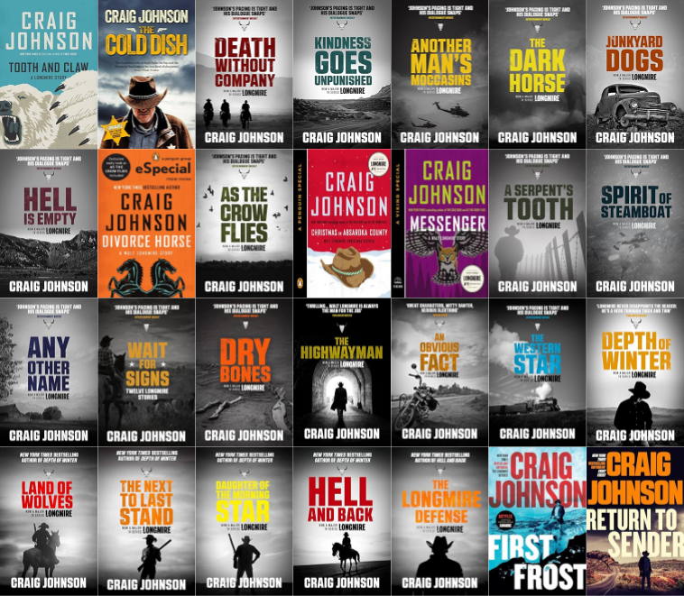 Walt Longmire Series & more by Craig Johnson ~ 29 MP3 AUDIOBOOK COLLECTION