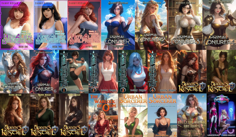 How I Met My Hot Alien Girlfriend Series & more by Danny Rogan ~ 23 MP3 AUDIOBOOK COLLECTION