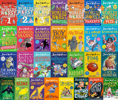 The World's Worst Children Series & more by David Walliams ~ 30 MP3 AUDIOBOOK COLLECTION