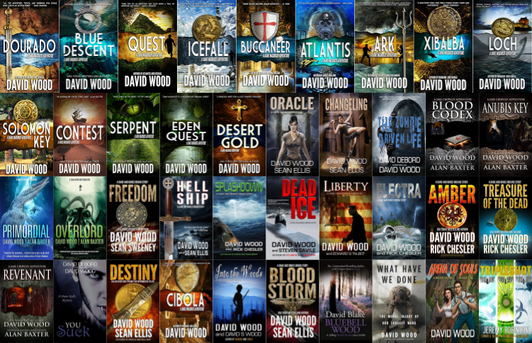 Dane Maddock Series & more by David Wood ~ 39 MP3 AUDIOBOOK COLLECTION