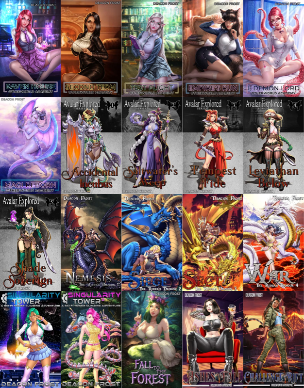 Otherworld Academy Series & more by Deacon Frost ~ 20 MP3 AUDIOBOOK COLLECTION