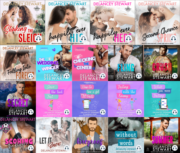 Digital Dating Series & more by Delancey Stewart ~ 19 MP3 AUDIOBOOK COLLECTION