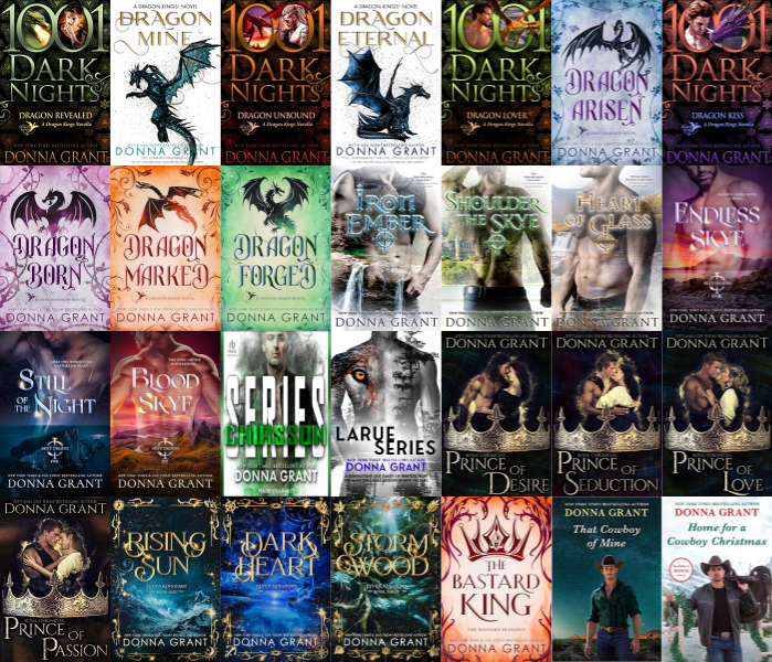 Dragon Kings Series & more by Donna Grant ~ 36 MP3 AUDIOBOOK COLLECTION