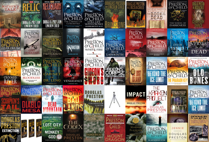 Pendergast Series & more by Douglas Preston ~ 49 MP3 AUDIOBOOK COLLECTION