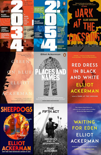 Elliot Ackerman ~ 9 MP3 AUDIOBOOK COLLECTION