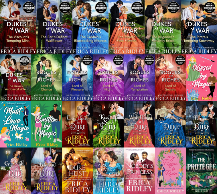 The Dukes of War Series & more by Erica Ridley ~ 27 MP3 AUDIOBOOK COLLECTION