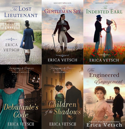Serendipity & Secrets Series & more by Erica Vetsch ~ 6 MP3 AUDIOBOOK COLLECTION