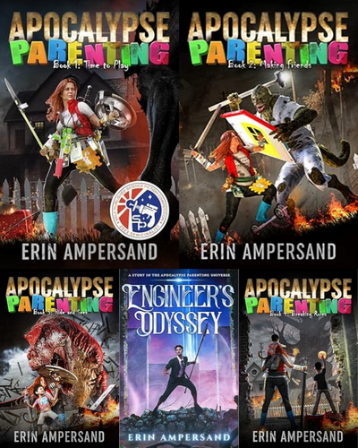 Apocalypse Parenting Series by Erin Ampersand ~ 5 MP3 AUDIOBOOK COLLECTION
