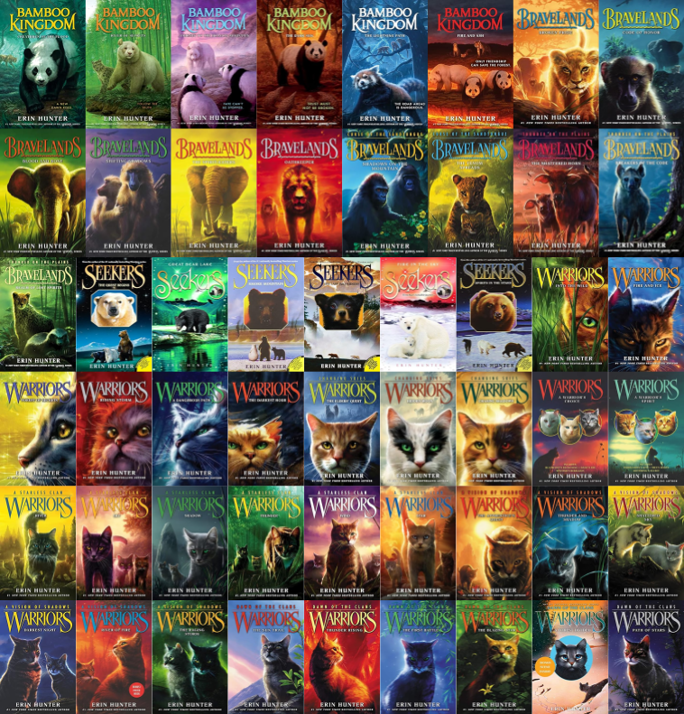Bamboo Kingdom Series & more by Erin Hunter ~ 52 MP3 AUDIOBOOK COLLECTION