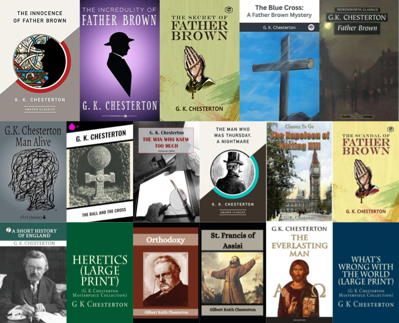 Father Brown Series & more by G K Chesterton ~ 18 MP3 AUDIOBOOK COLLECTION