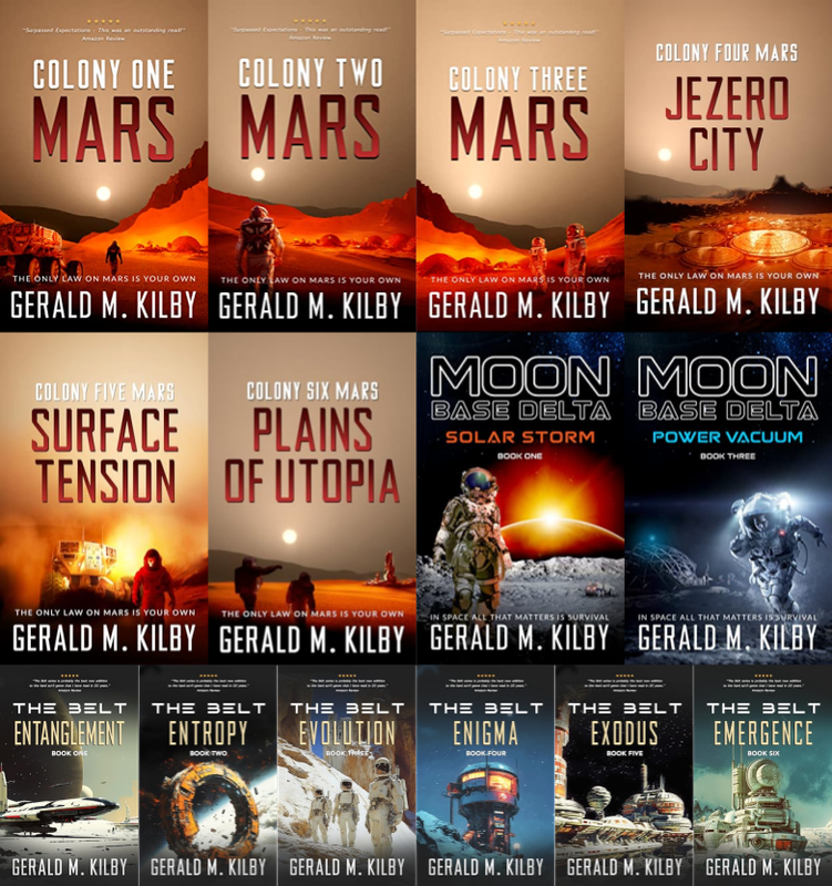 Colony Mars Series & more by Gerald M Kilby ~ 14 MP3 AUDIOBOOK COLLECTION