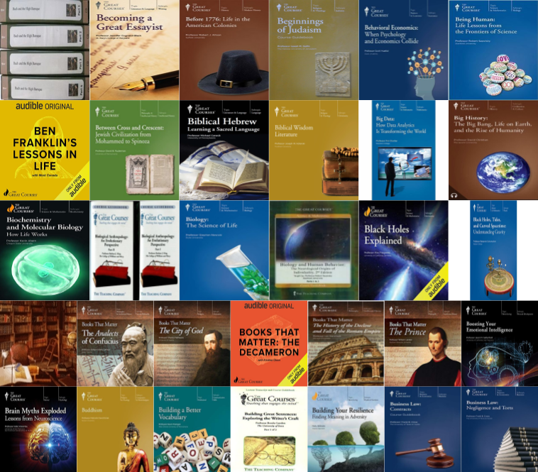 The Great Courses - The Modern Scholar - Volume - B ~ 35 MP3 AUDIOBOOK COLLECTION