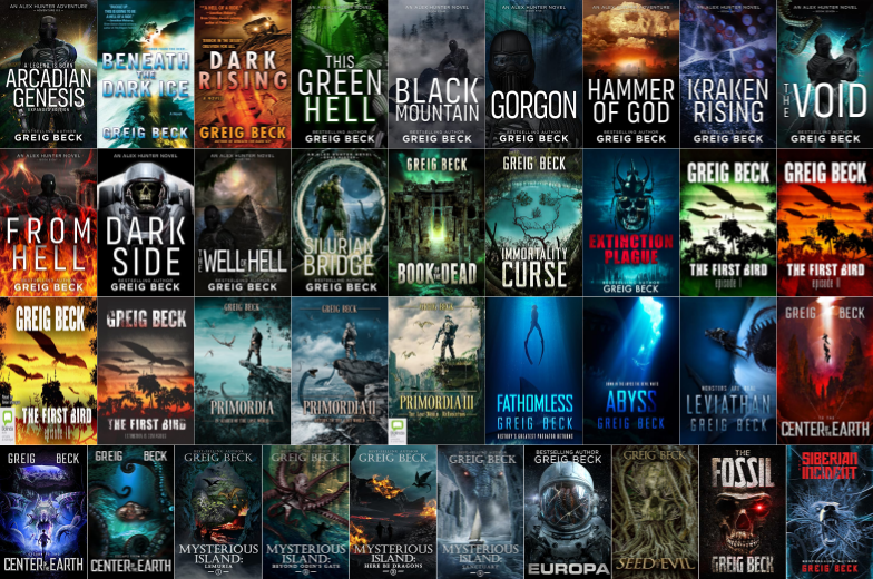Alex Hunter Series & more by Greig Beck ~ 37 MP3 AUDIOBOOK COLLECTION