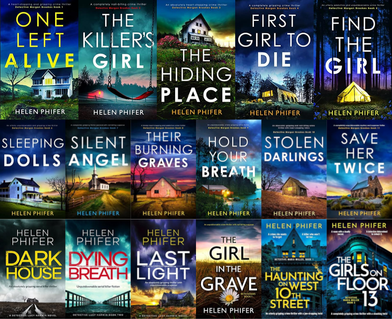 Detective Morgan Brookes Series & more by Helen Phifer ~ 17 MP3 AUDIOBOOK COLLECTION