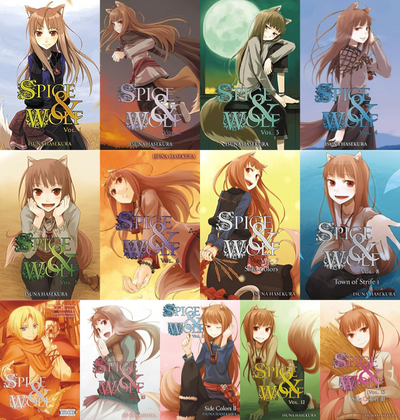 Spice & Wolf Series & more by Isuna Hasekura ~ 14 MP3 AUDIOBOOK COLLECTION