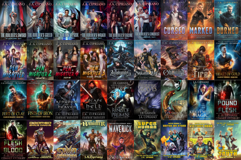 The Legendary Builder Series & more by J.A. Cipriano ~ 36 MP3 AUDIOBOOK COLLECTION