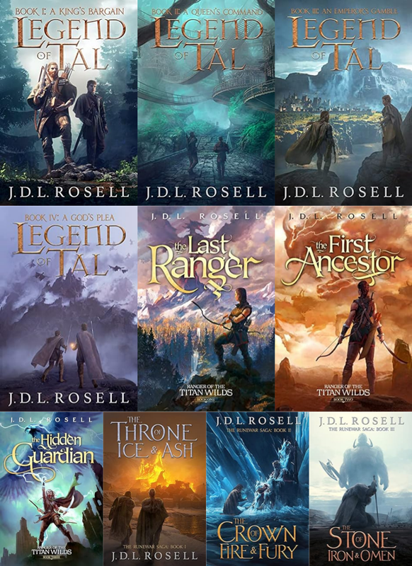 Legend of Tal Series & more by J.D.L. Rosell ~ 10 MP3 AUDIOBOOK COLLECTION