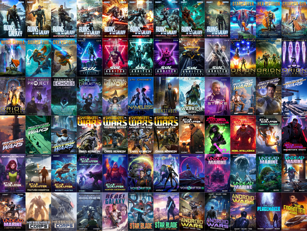 Ruins of the Galaxy Series & more by J.N. Chaney ~ 72 MP3 AUDIOBOOK COLLECTION